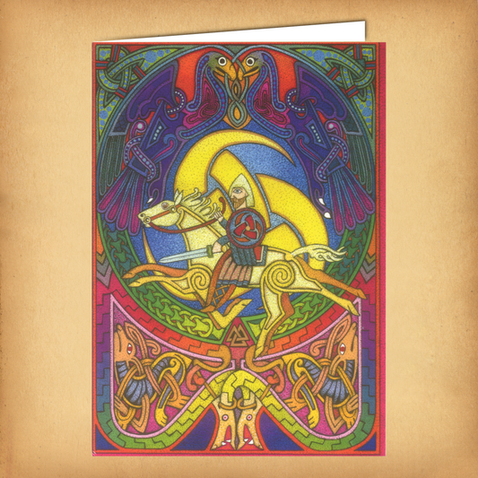Fierce Odin Greeting Card