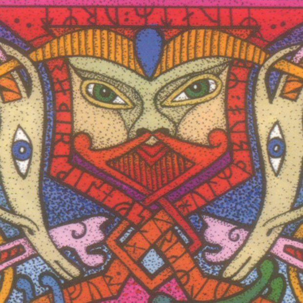 Viking Beasts Greeting Card