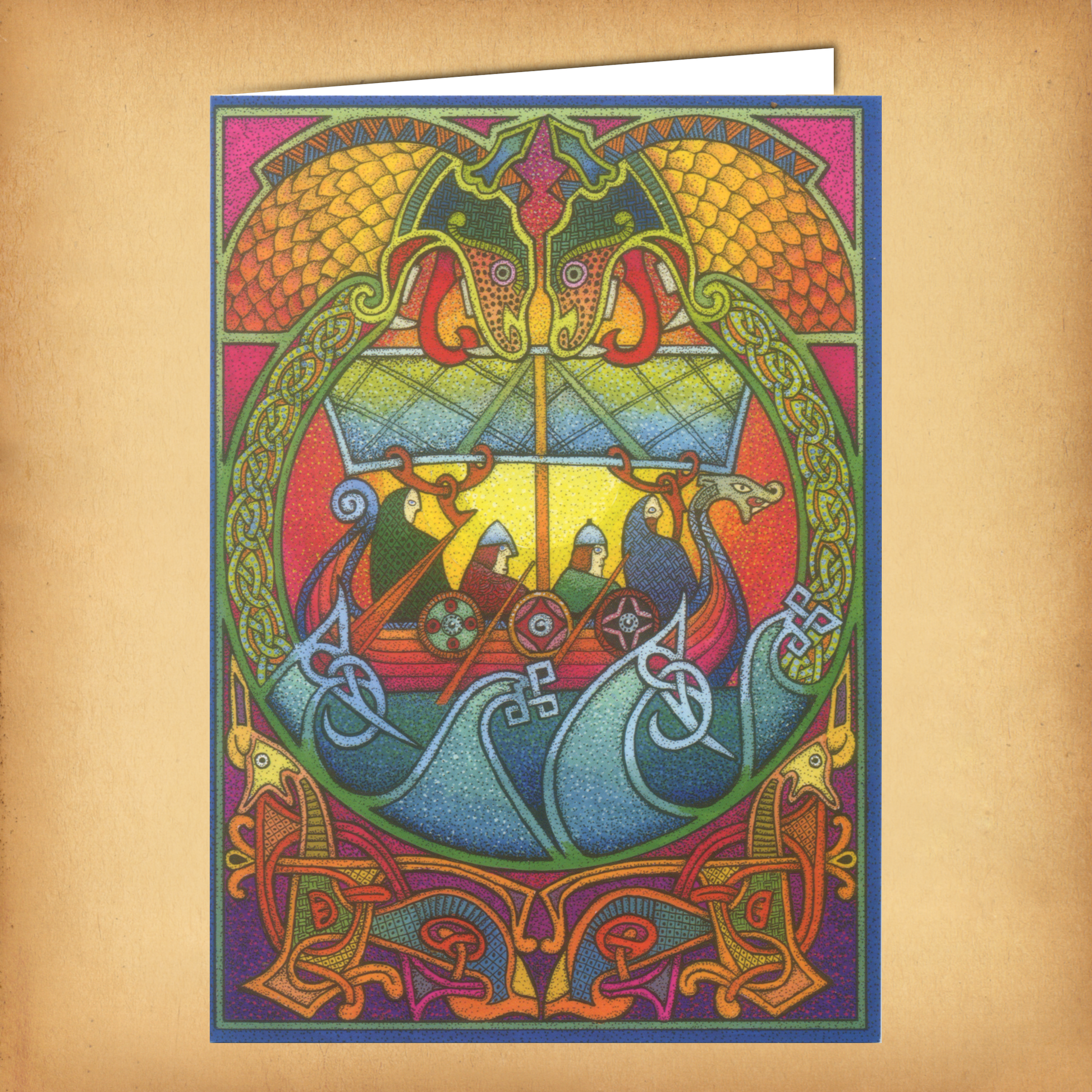 Viking Ship Greeting Card