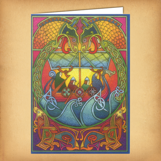 Viking Ship Greeting Card