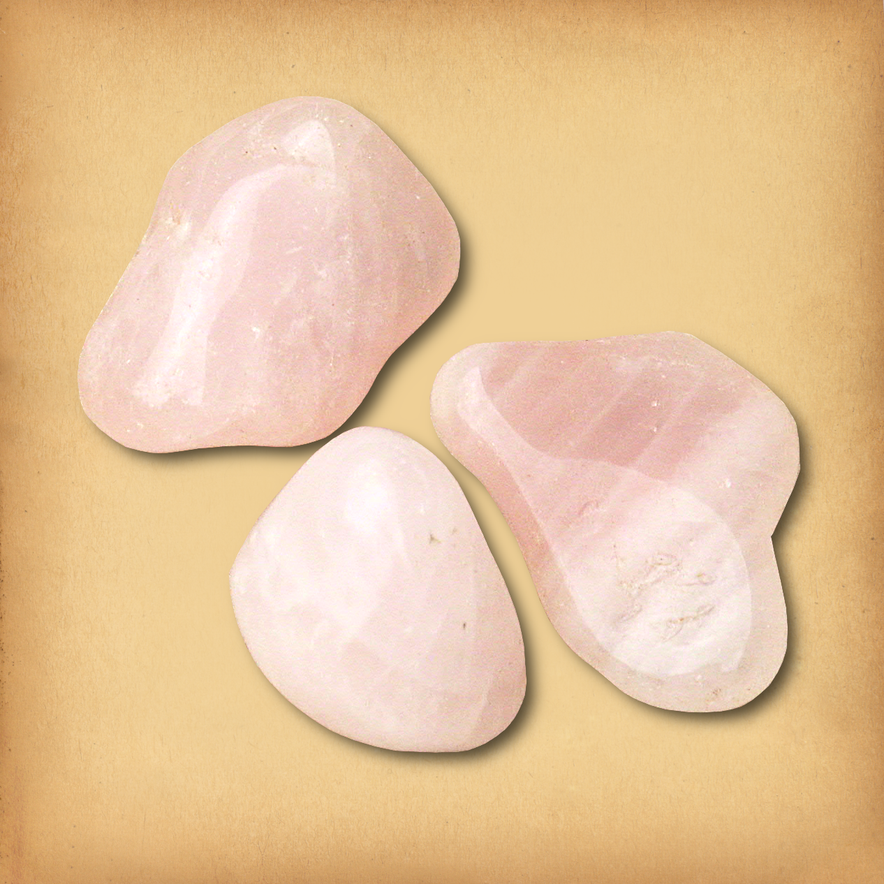 Tumbled Rose Quartz Gemstones