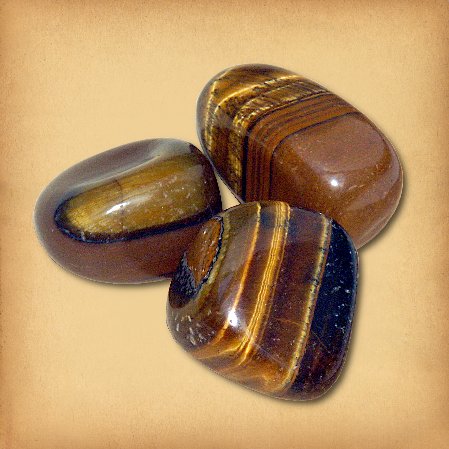 Tumbled Tiger Eye Gemstones