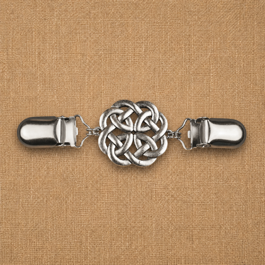 Celtic Circle Knot Cloak Clasp