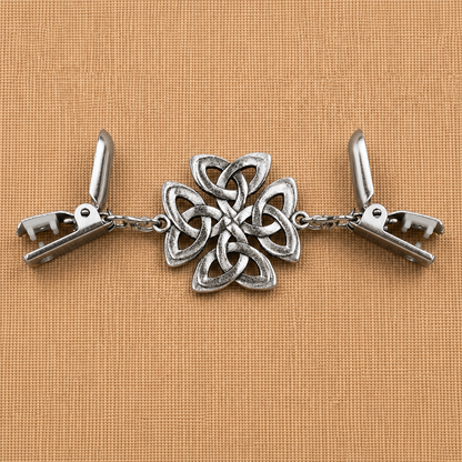 Celtic Trinity Cross Cloak Clasp