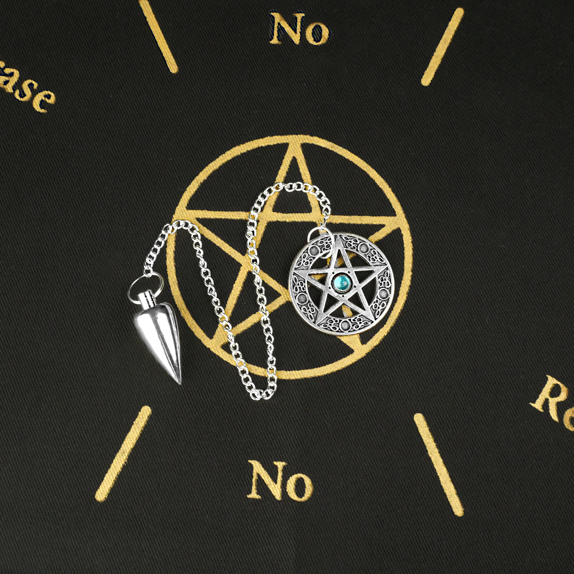 Divination Pendulum with Pentacle