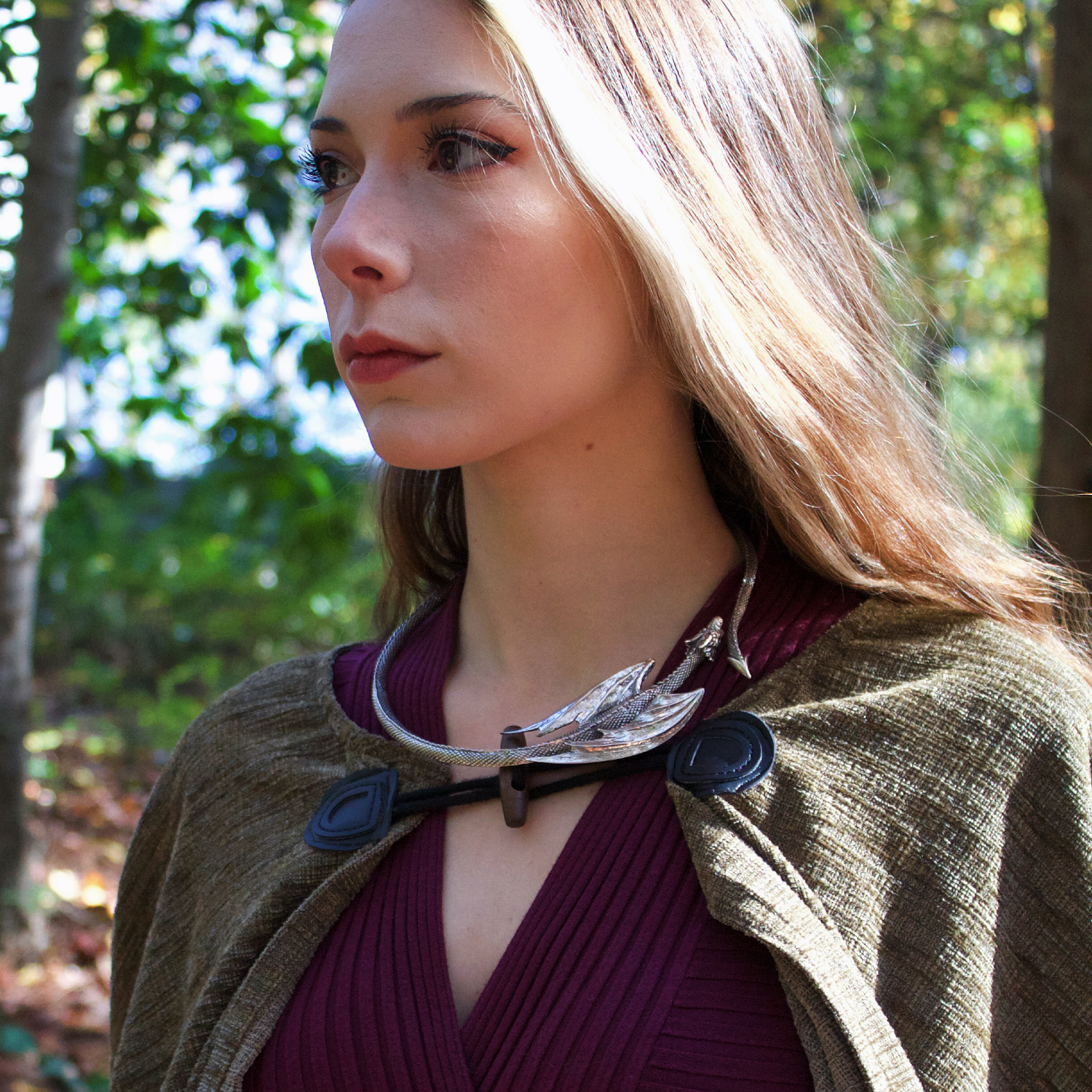 Silver Legendary Dragon Necklace