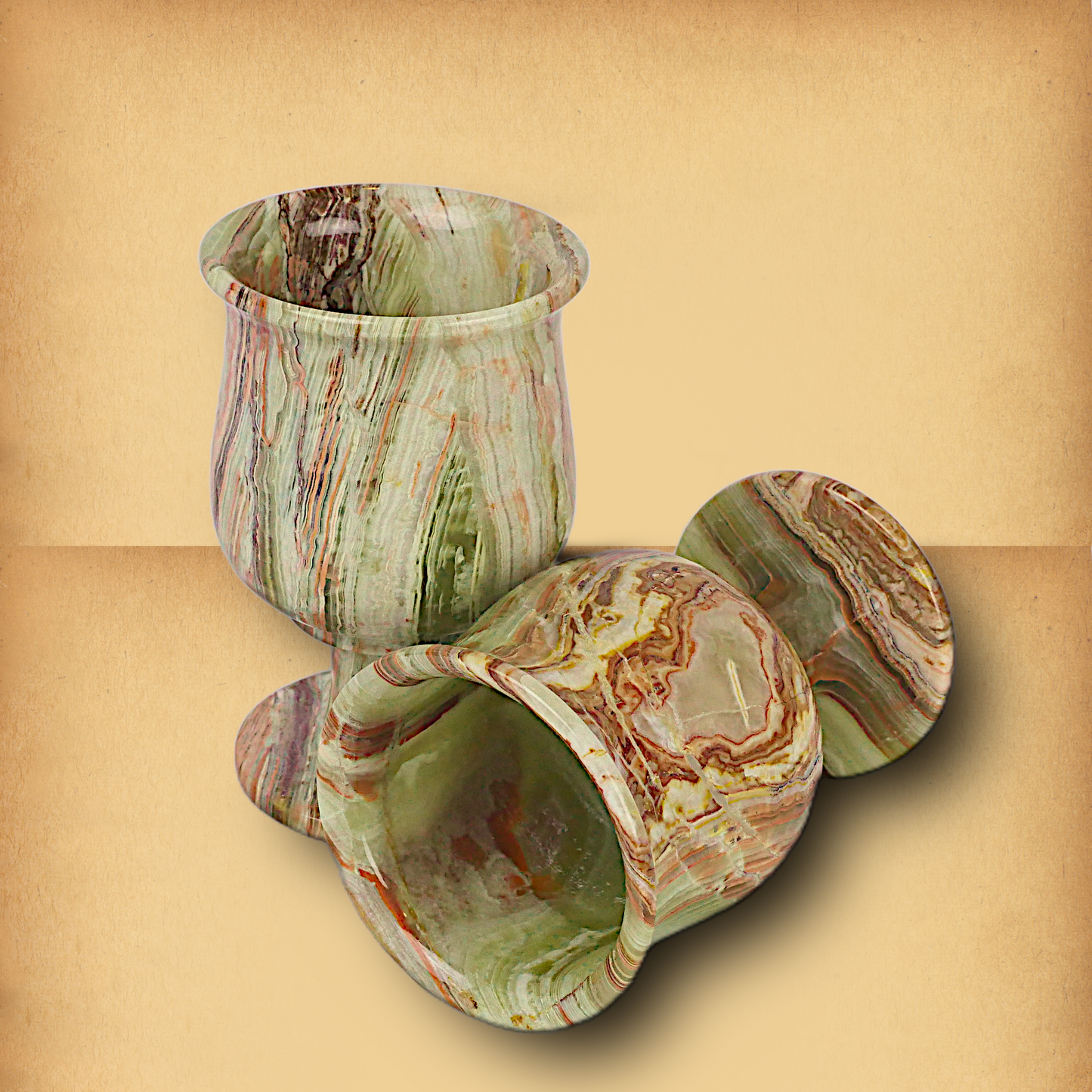 Green Onyx Goblet