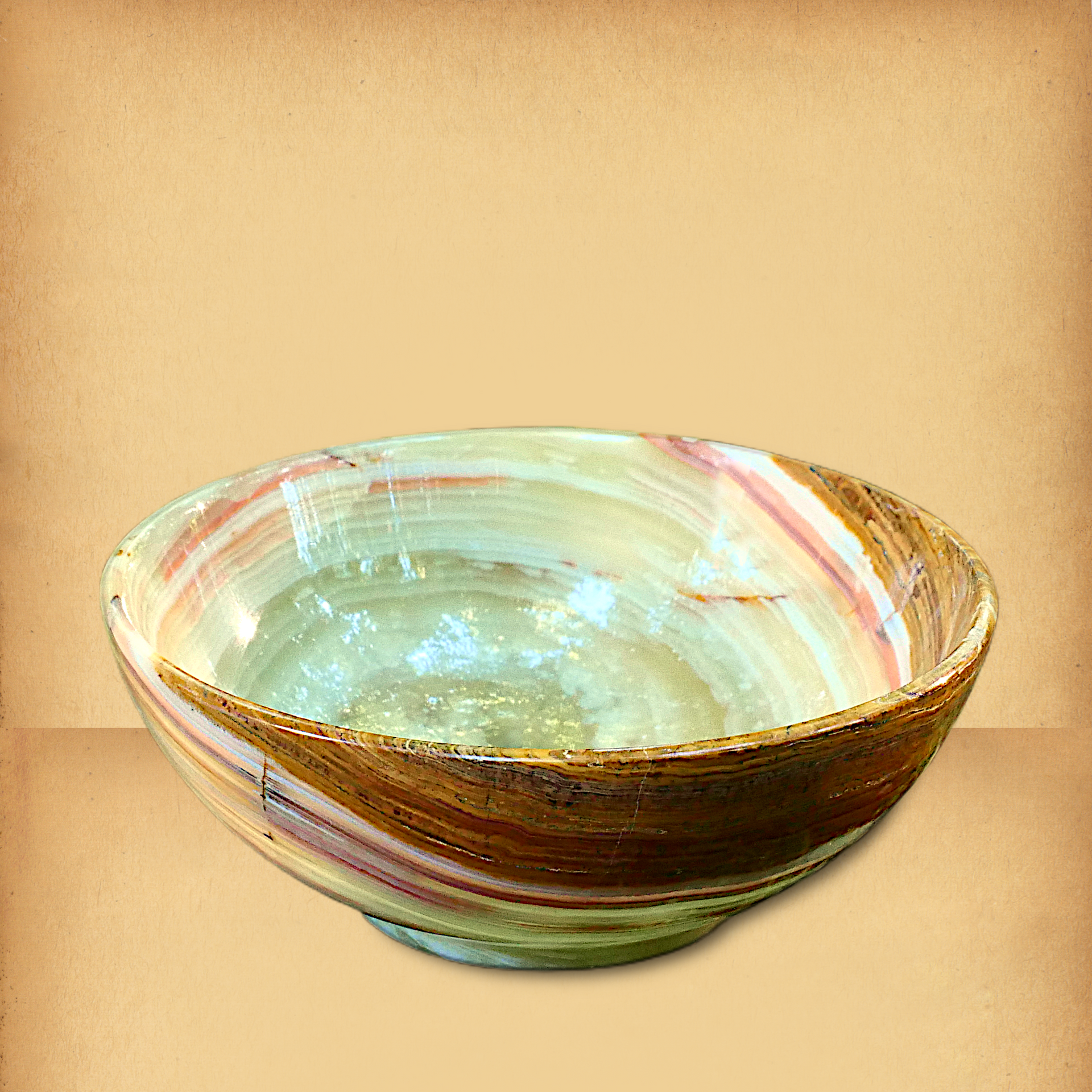 Green Onyx Bowl – Gemstone Bowl for Crystals and Trinkets