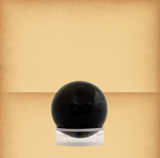 Polished Black Gemstone Sphere