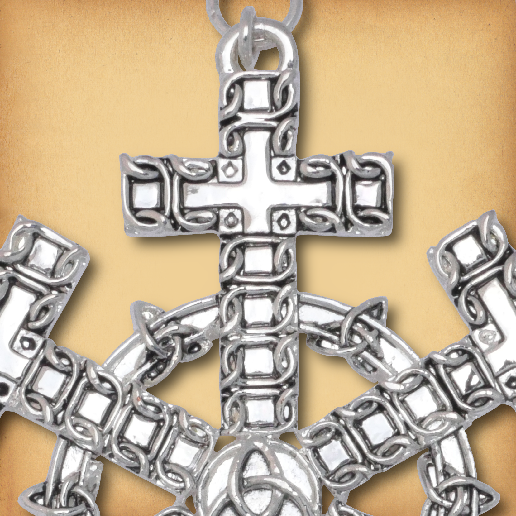 Celtic Cross Christmas Tree Ornament