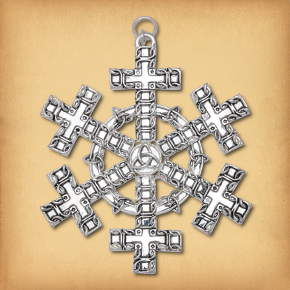 Celtic Cross Christmas Tree Ornament