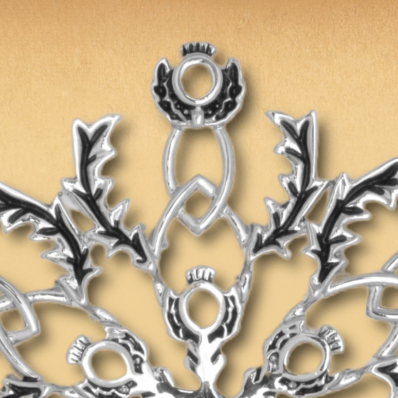 Scottish Thistle Christmas Tree Ornament