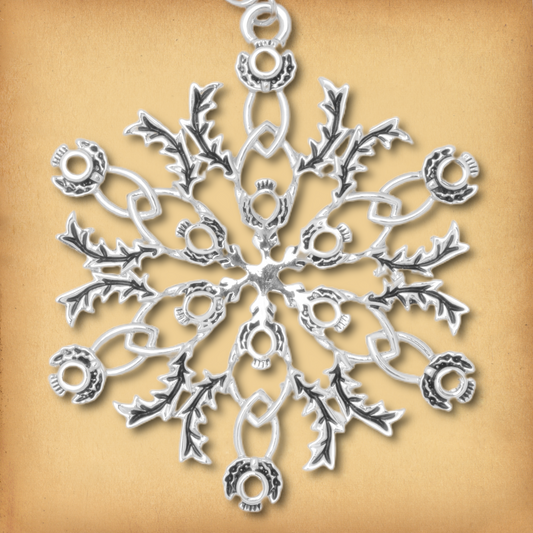 Scottish Thistle Christmas Tree Ornament