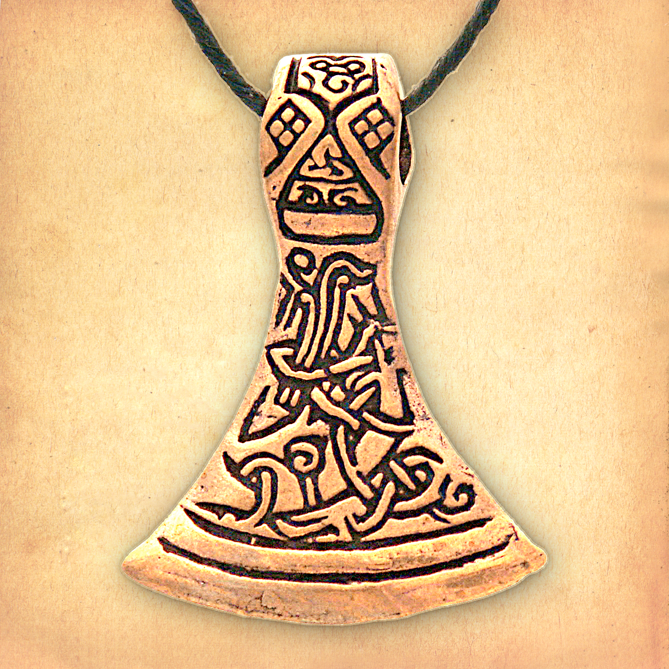 Bronze Celtic Axehead Pendant