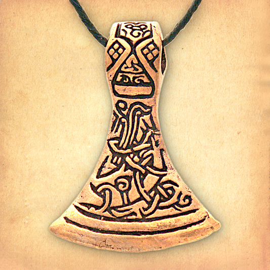 Bronze Celtic Axehead Pendant