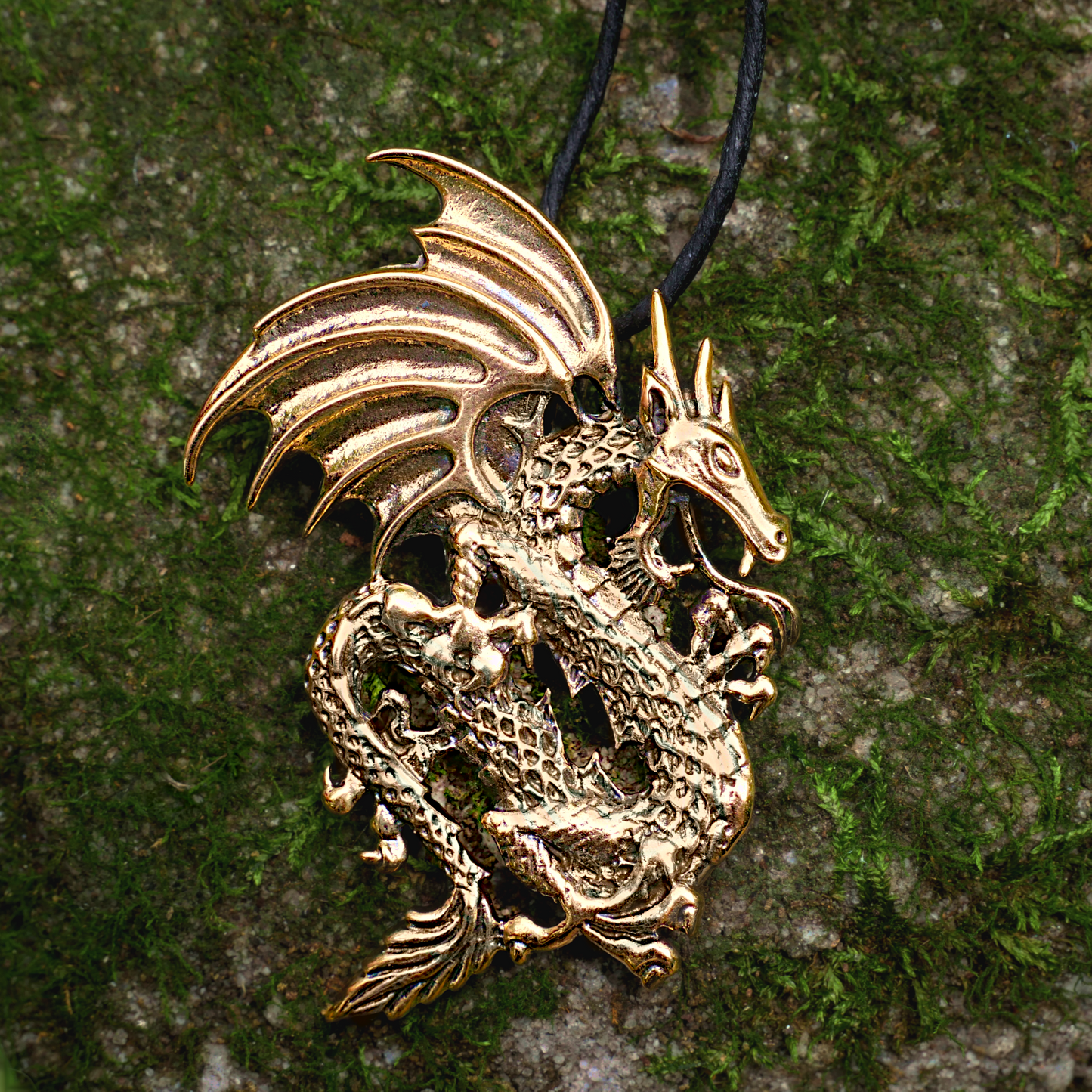 Bronze Dragon Pendant