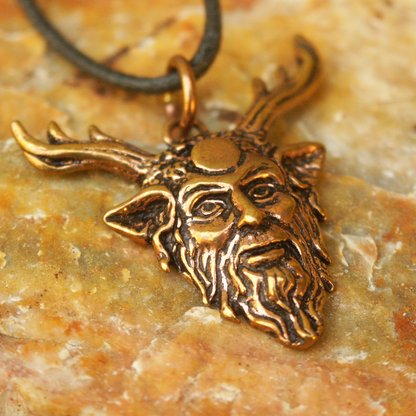Bronze Cernunnos Pendant