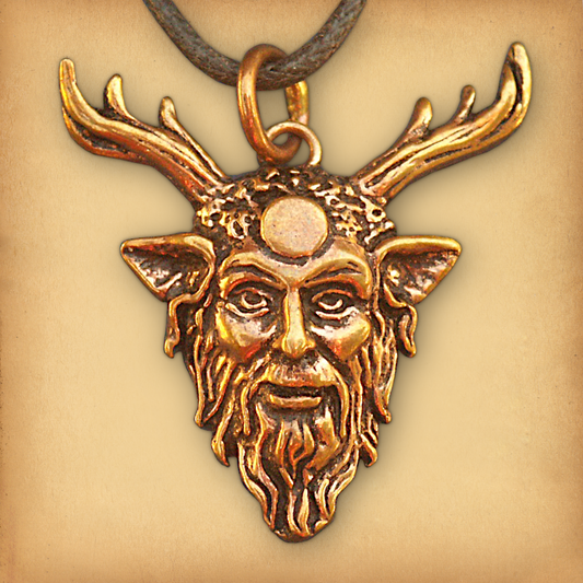 Bronze Cernunnos Pendant