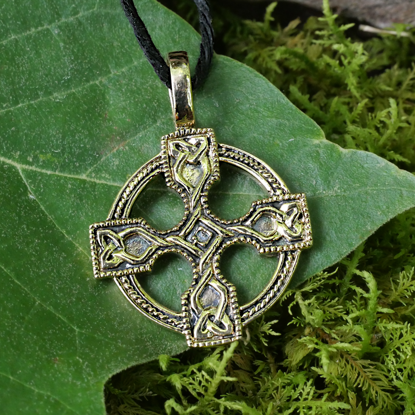 Bronze Celtic Cross Pendant