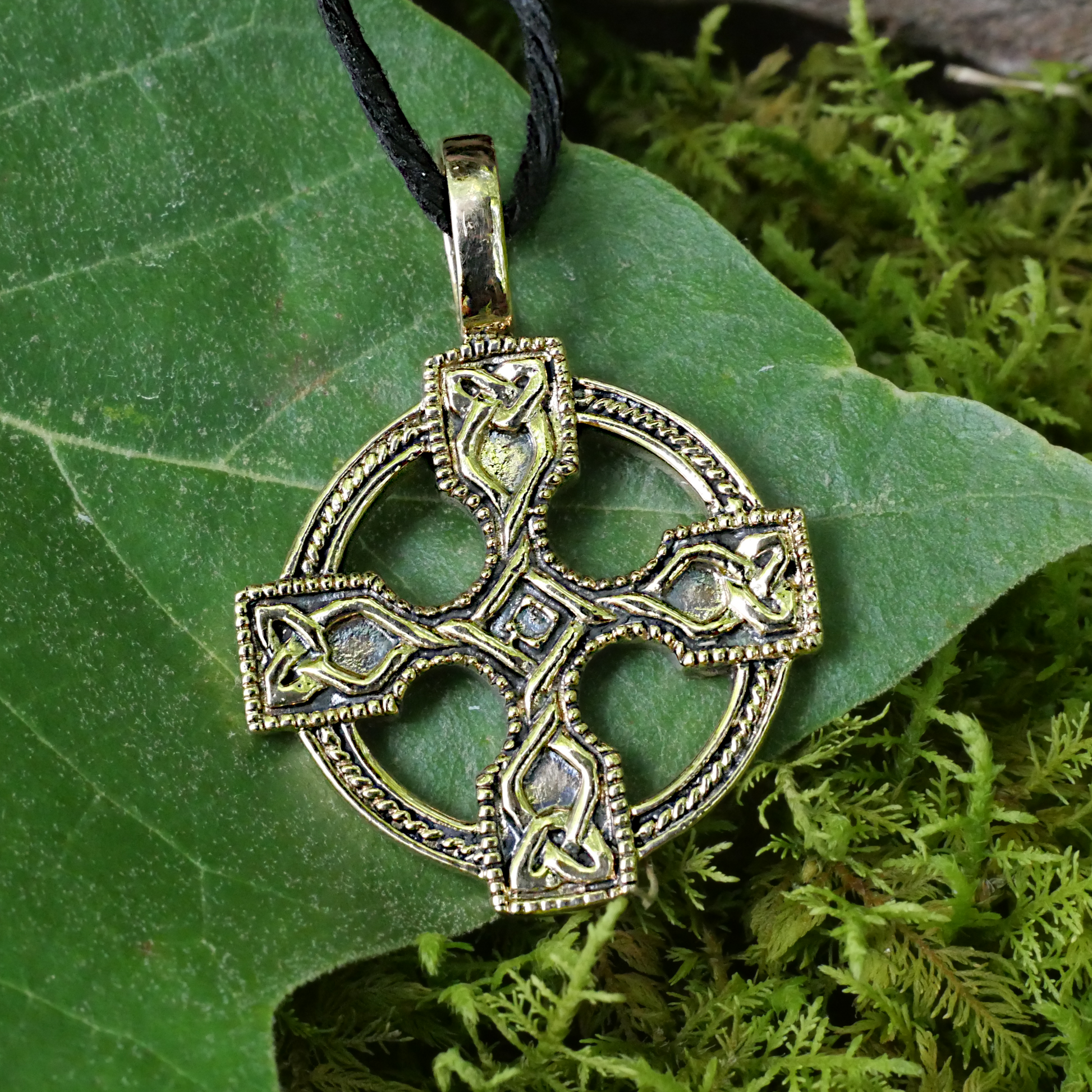 Bronze Celtic Cross Pendant