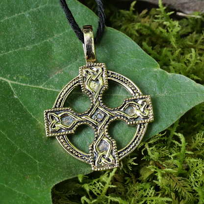 Bronze Celtic Cross Pendant