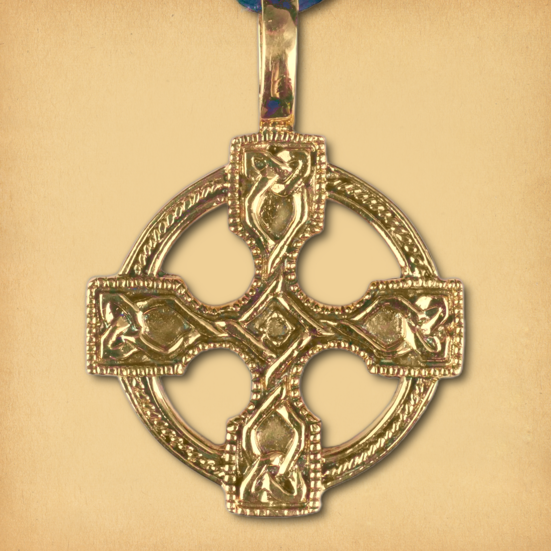 Bronze Celtic Cross Pendant – Traditional Celtic Jewelry