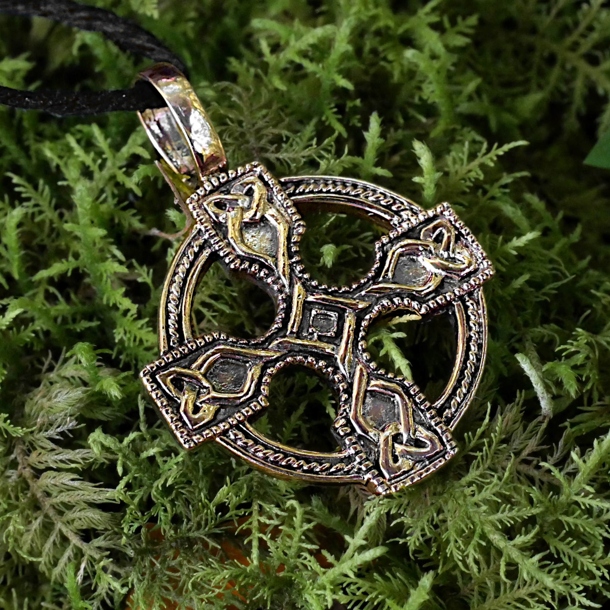 Bronze Celtic Cross Pendant