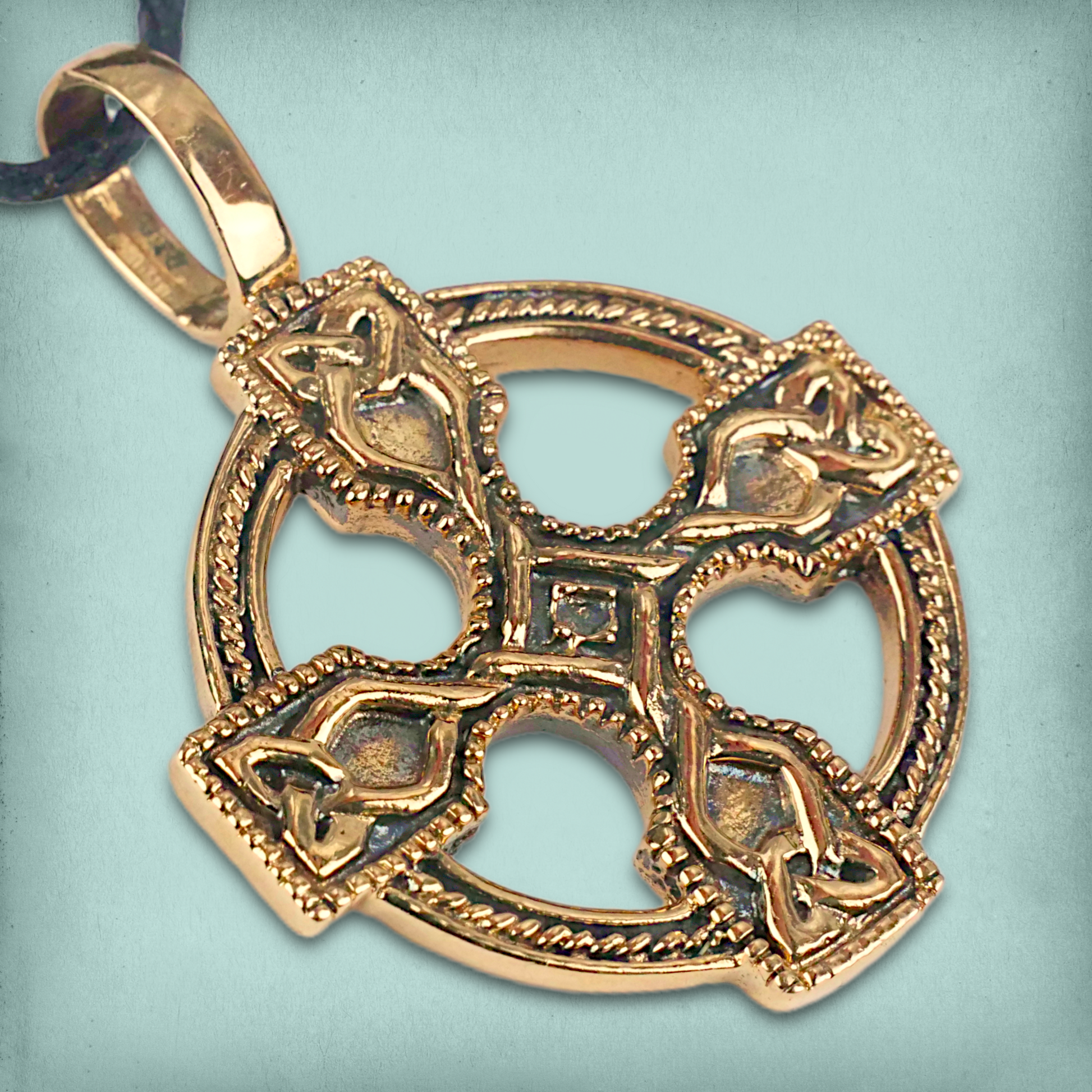 Bronze Celtic Cross Pendant