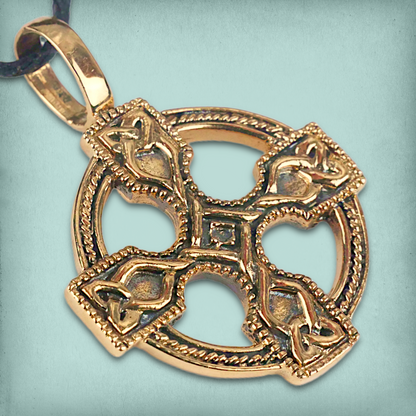 Bronze Celtic Cross Pendant