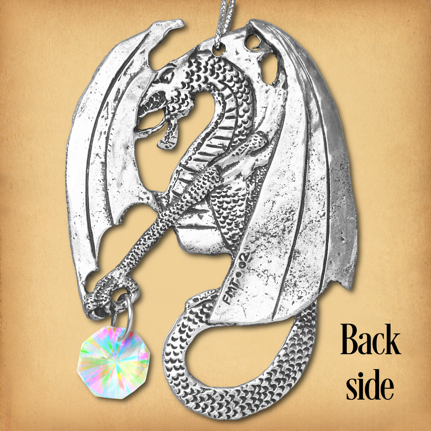 Dragon Pewter Suncatcher