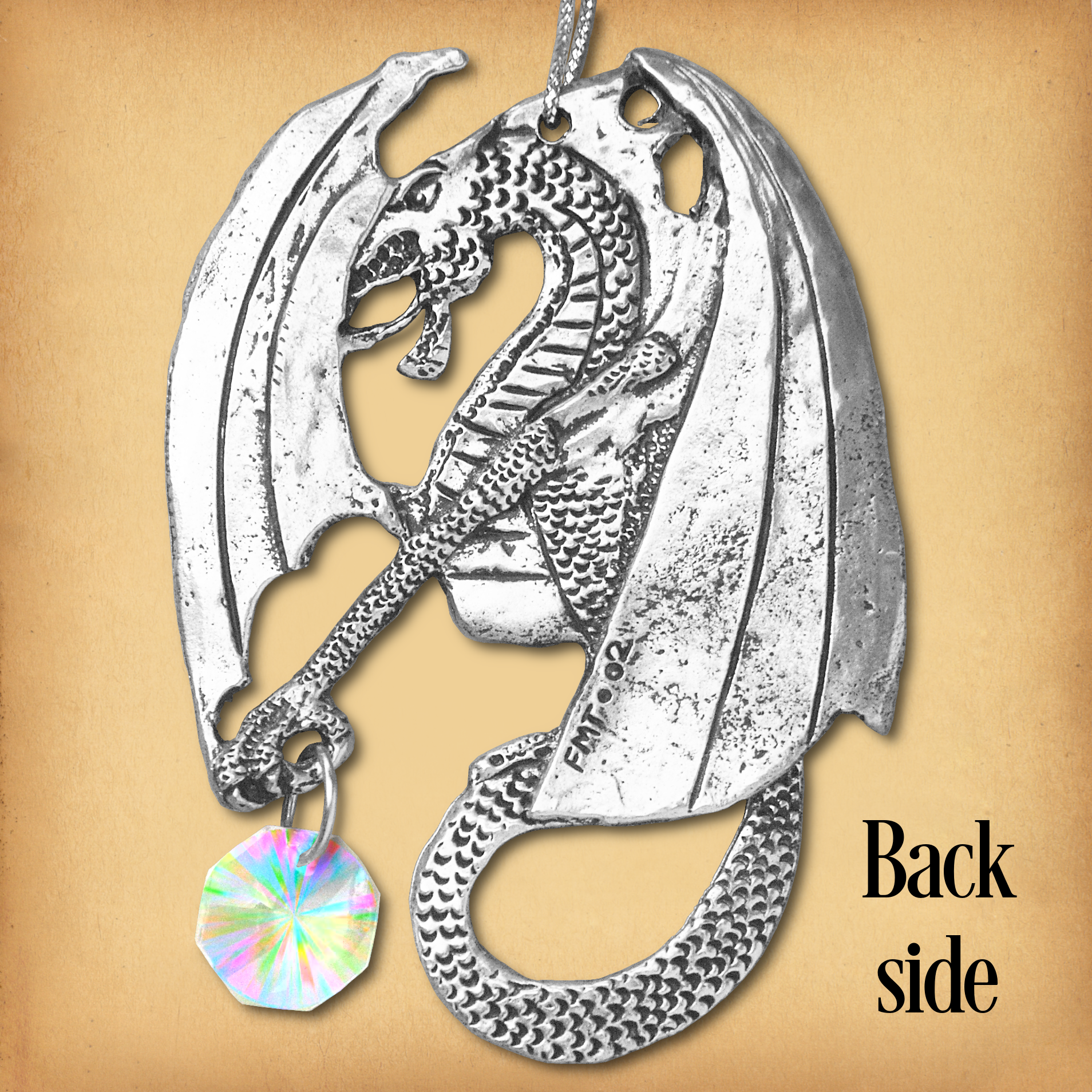 Dragon Pewter Suncatcher
