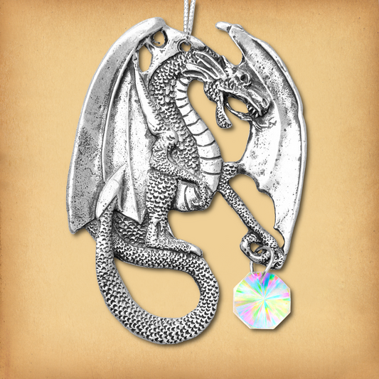 Dragon Pewter Suncatcher