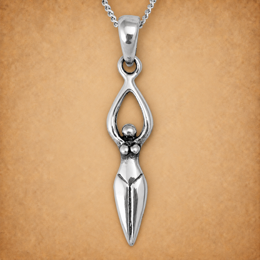 Silver Goddess Pendant