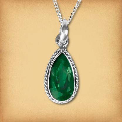 Silver Dragon’s Tear Pendant