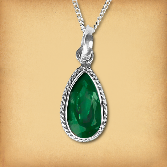 Silver Dragon’s Tear Pendant