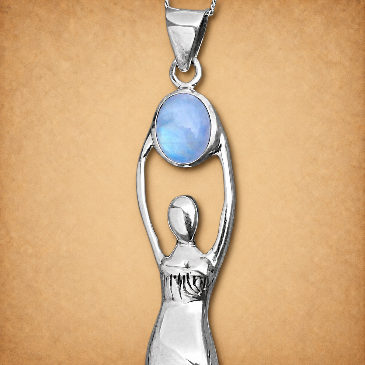 Silver Eternal Goddess Pendant