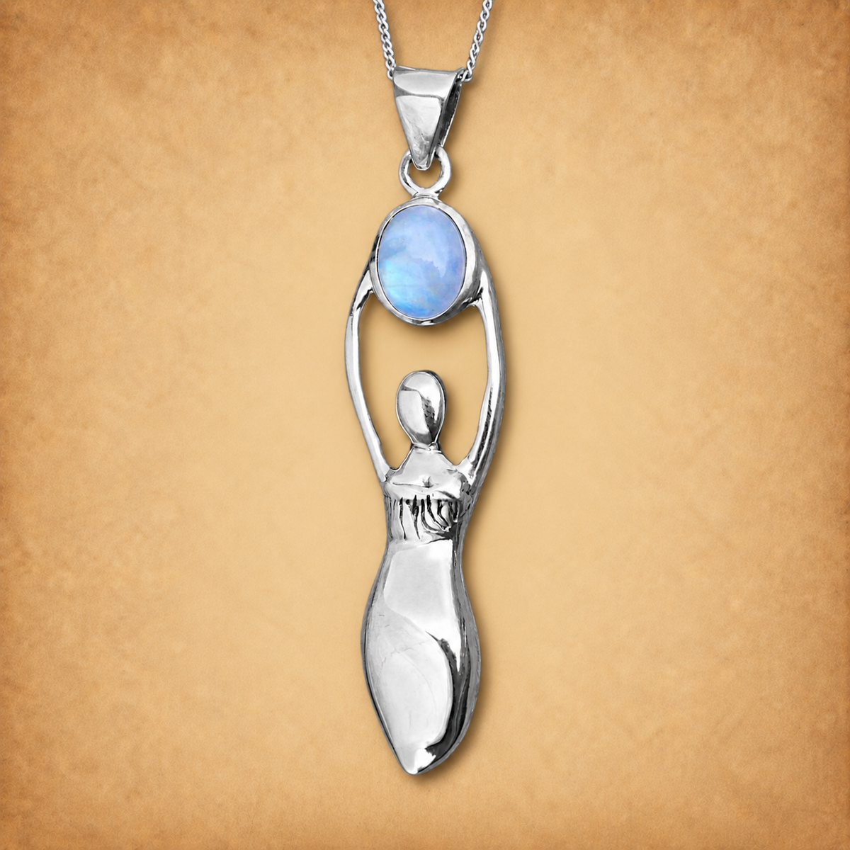 Silver Eternal Goddess Pendant