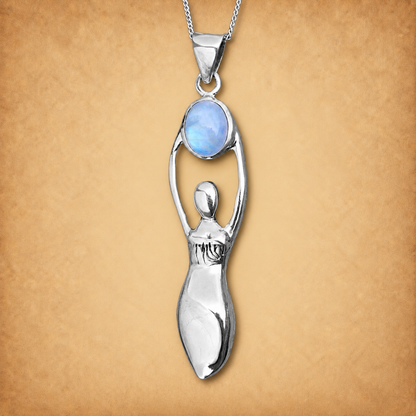 Silver Eternal Goddess Pendant