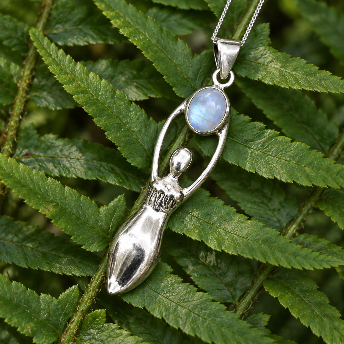 Silver Eternal Goddess Pendant
