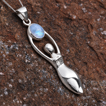 Silver Eternal Goddess Pendant