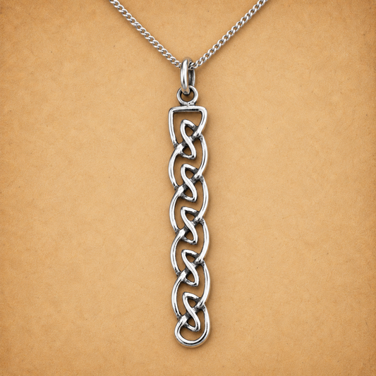 Silver Celtic Braid Pendant