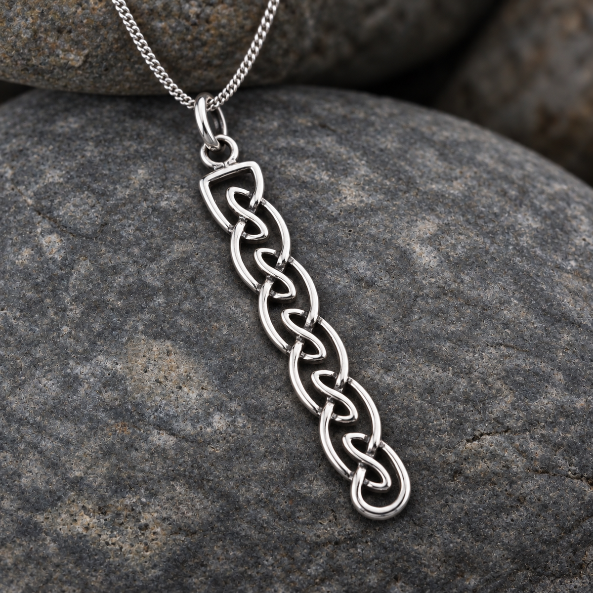 Silver Celtic Braid Pendant