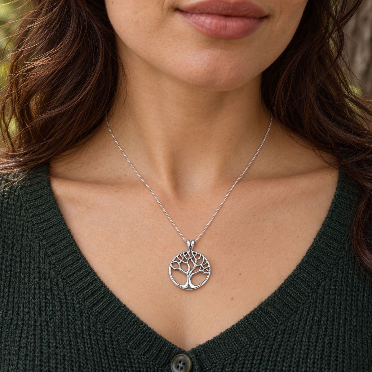 Silver Tree Pendant