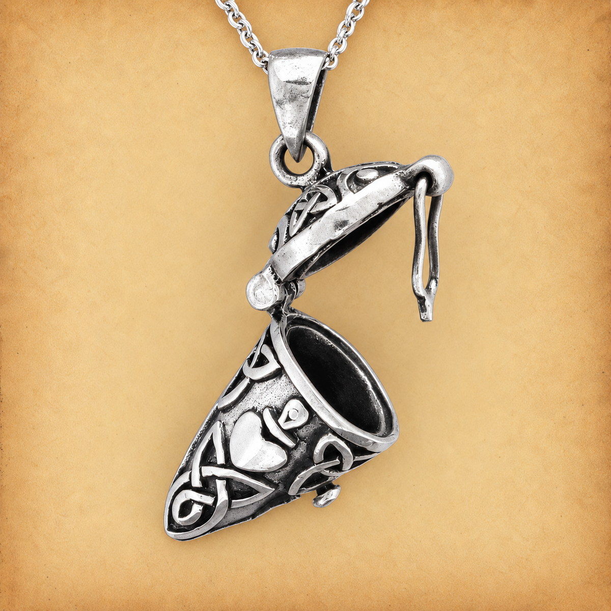 Silver Secret Heart Locket