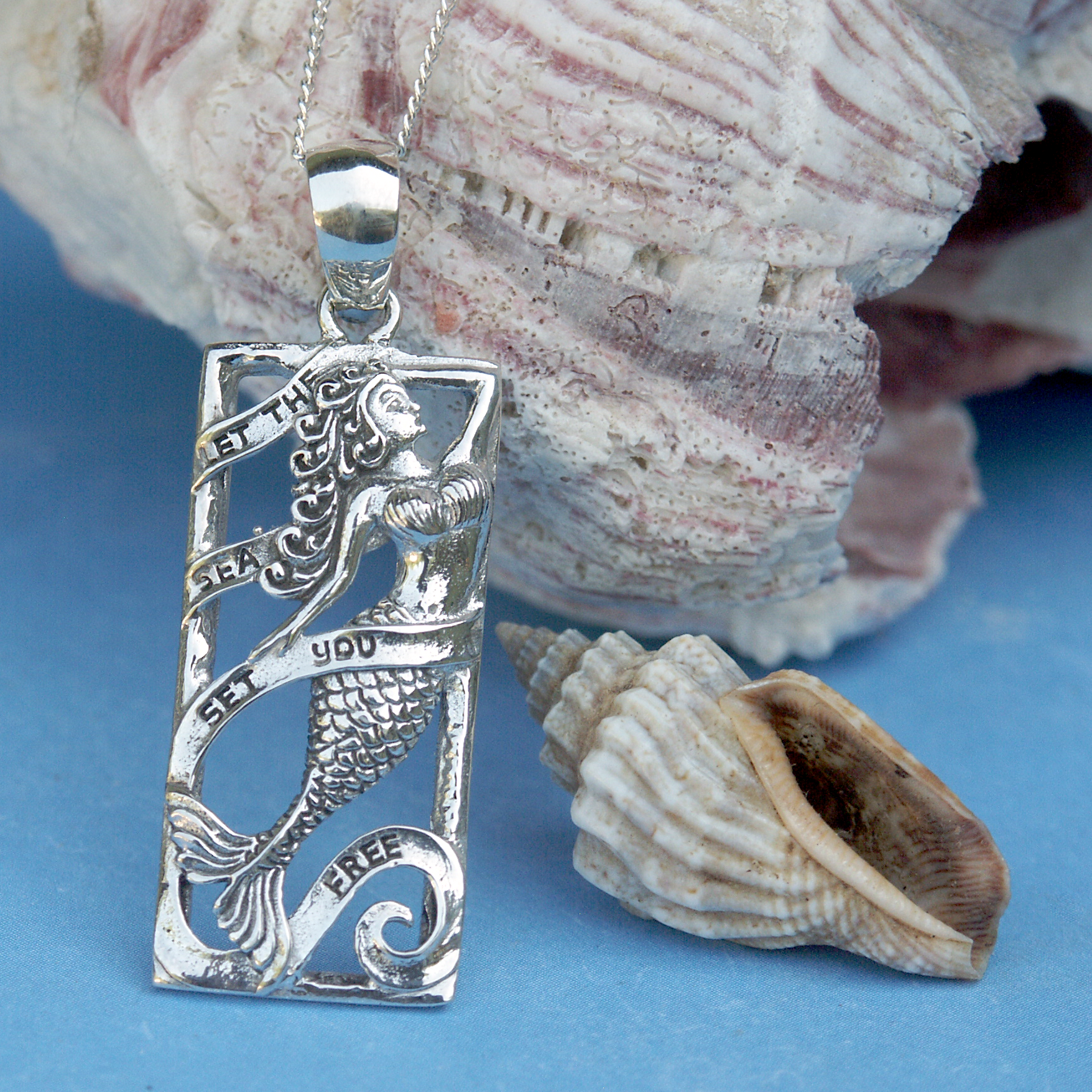 Silver Mermaid Pendant