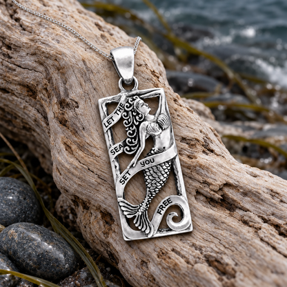 Silver Mermaid Pendant