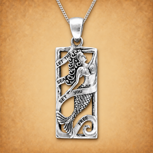 Silver Mermaid Pendant