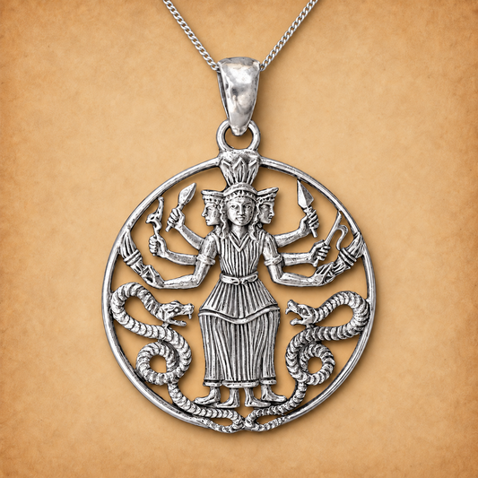 Silver Hecate Pendant