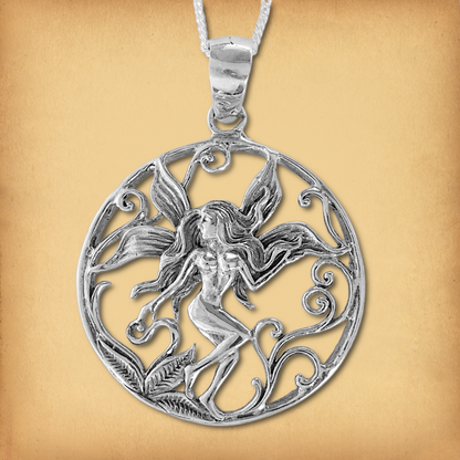 Silver Fairy Pendant