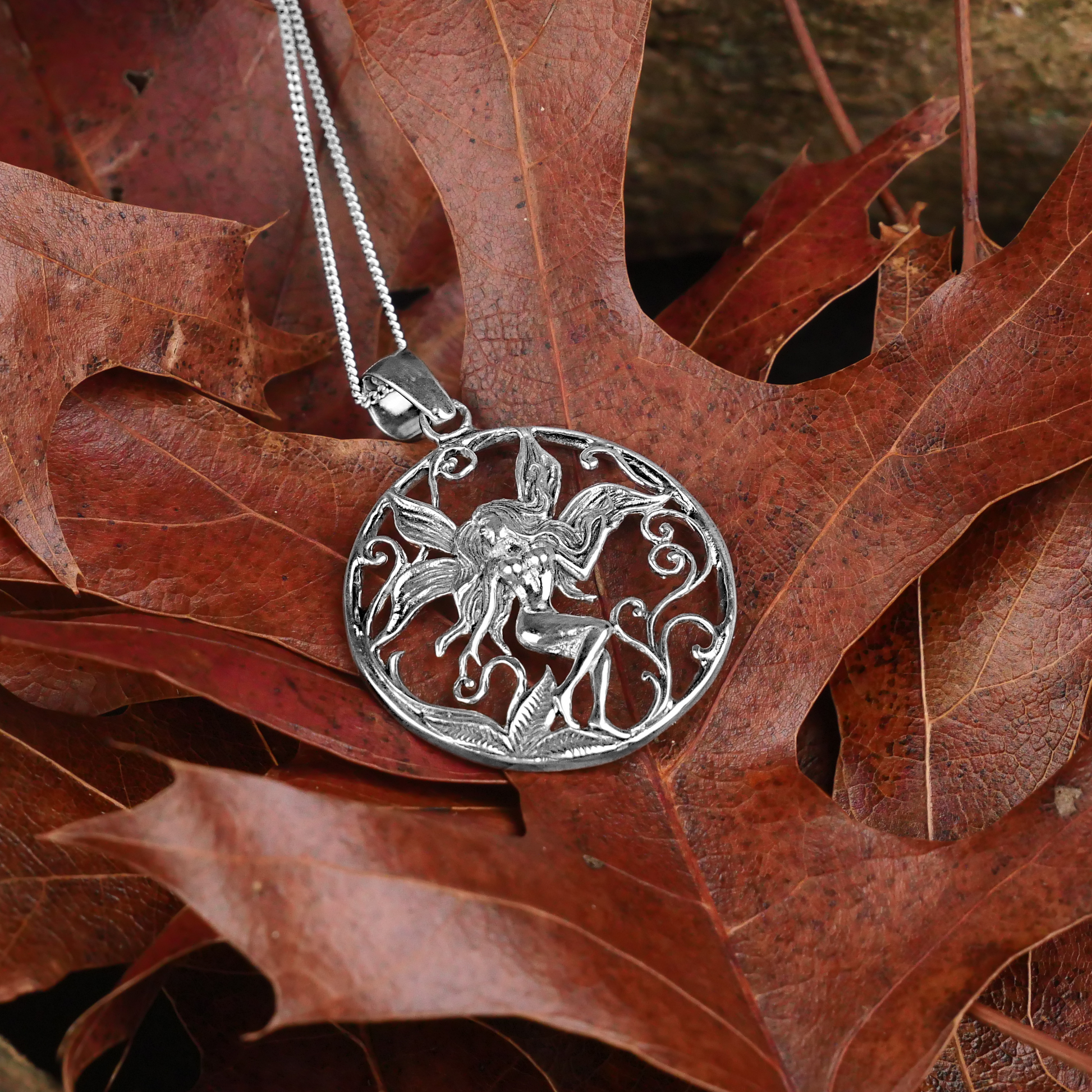 Silver Fairy Pendant